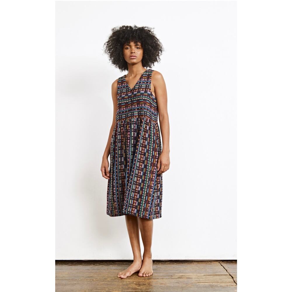 Ace & Jig Multicolor Striped Midi Dress